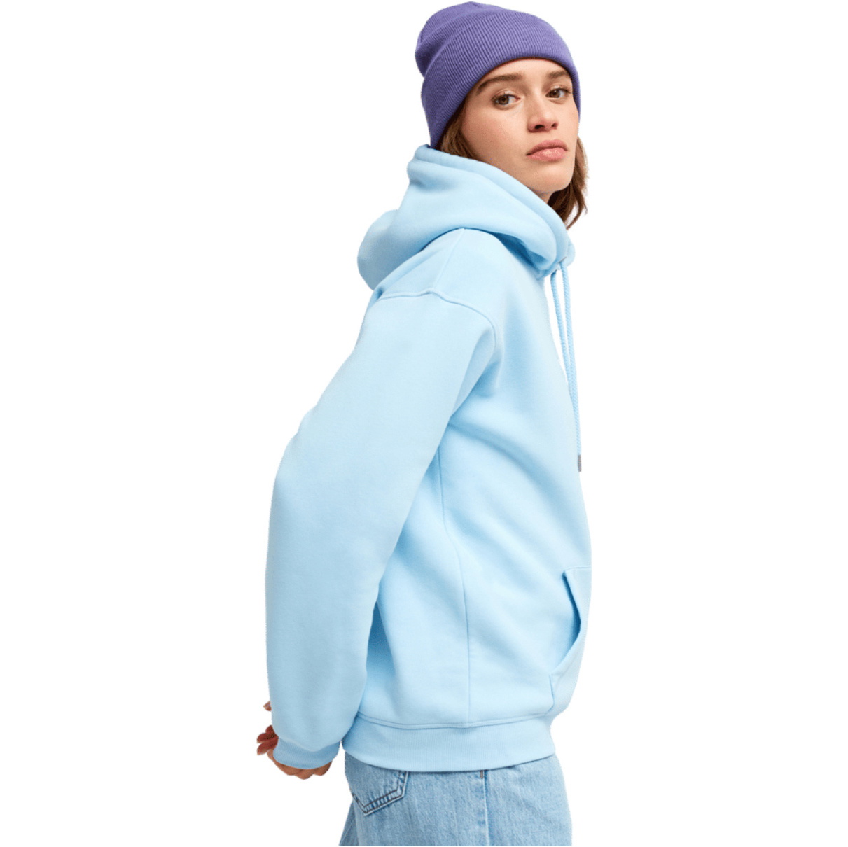 2026 Roxy Frauen Surf Begeistert Bürstete Kunst Hoodie ERJFT05020 - Cerulean